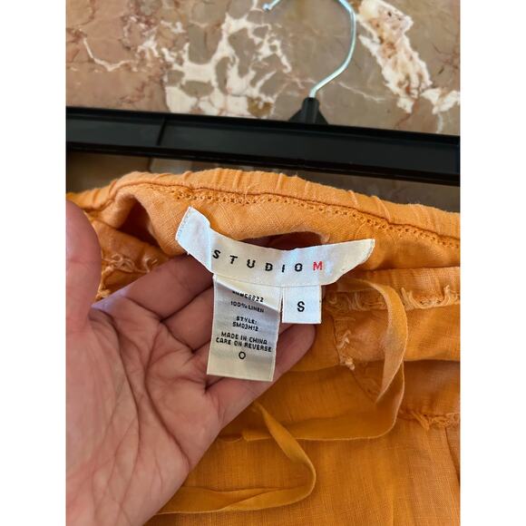 Studio M Linen Midi Skirt - Picture 5 of 5